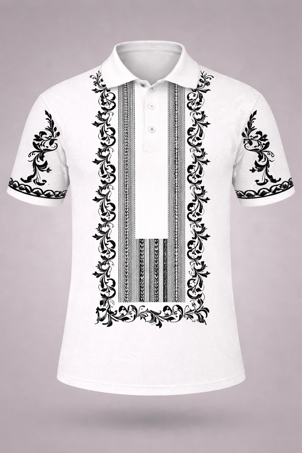 Barong Polo Shirt White