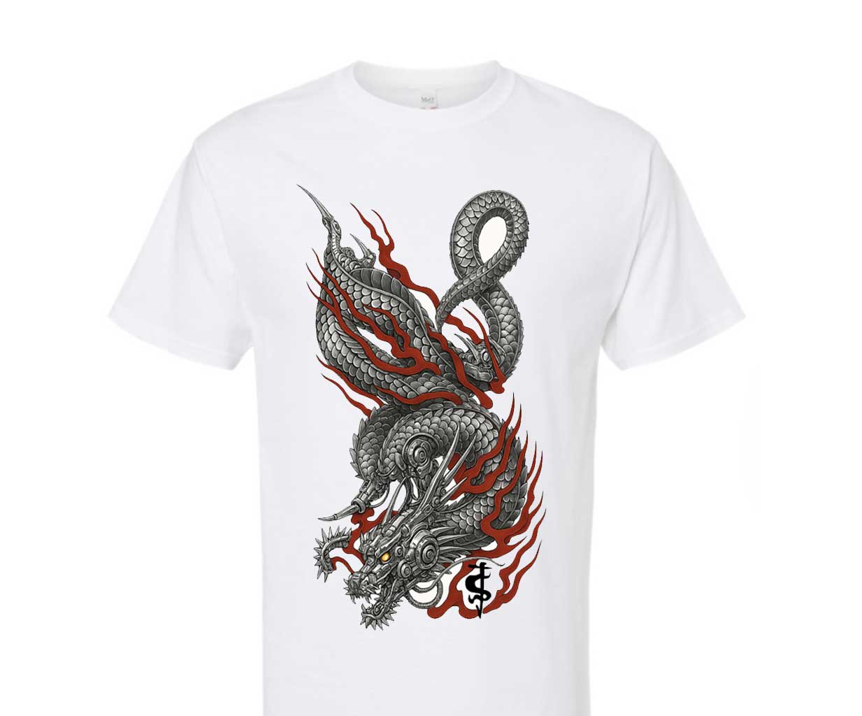 Dragon-White-T Shirt